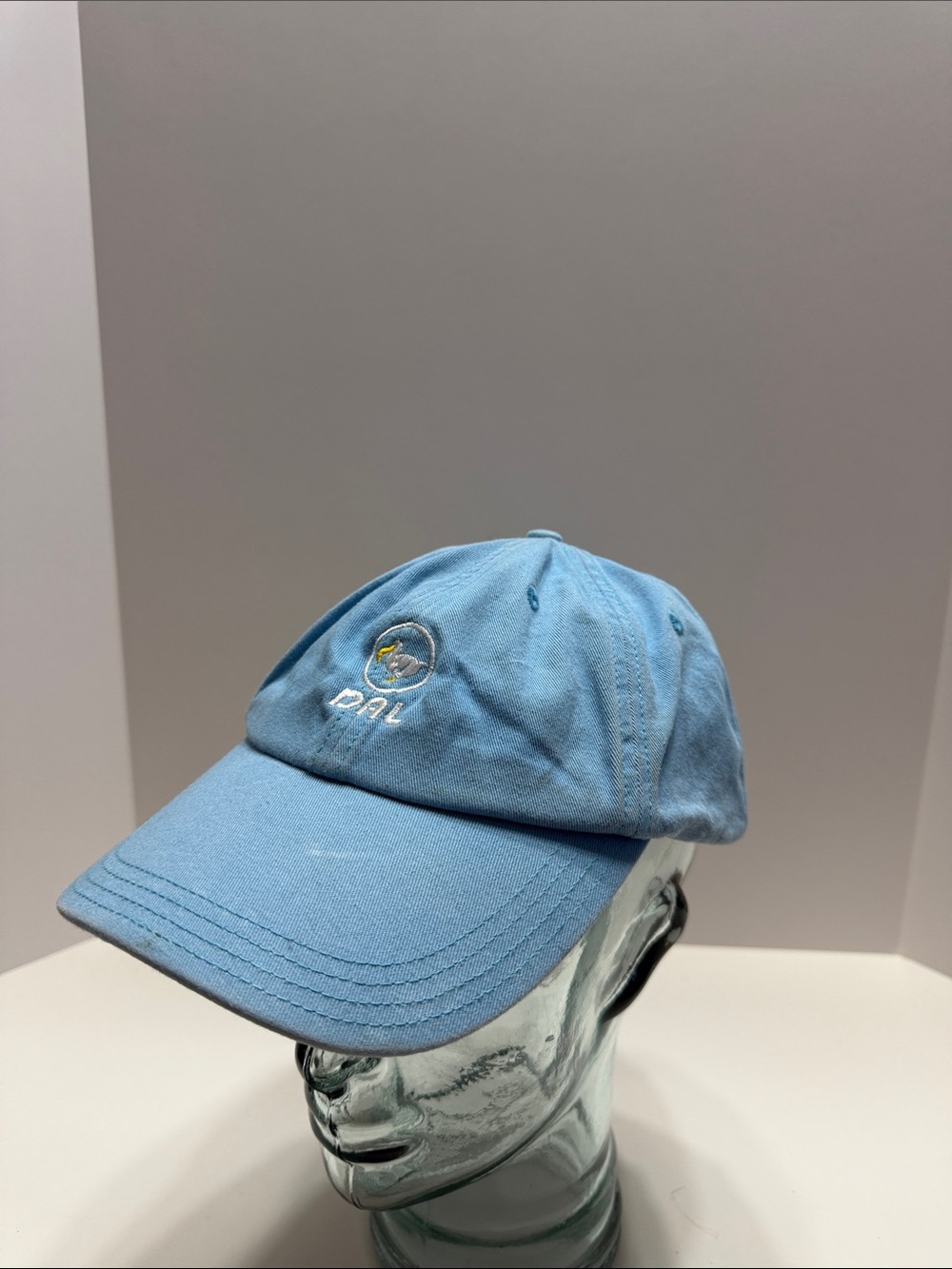 Alternative Kids Sky Blue Dad Cap with Embroidered Dal Logo